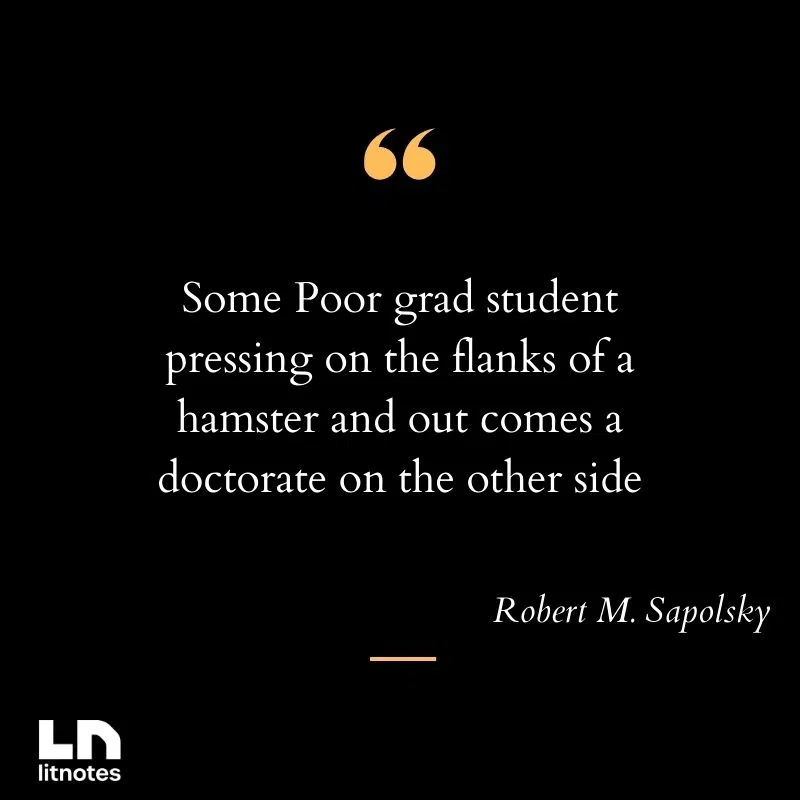 Some Poor grad student pressing on the flanks of a hamster and out comes a doctorate on the other side
